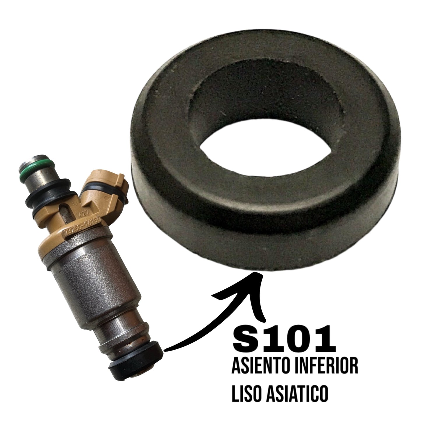 S101 Asiento Inferior Liso Asiático