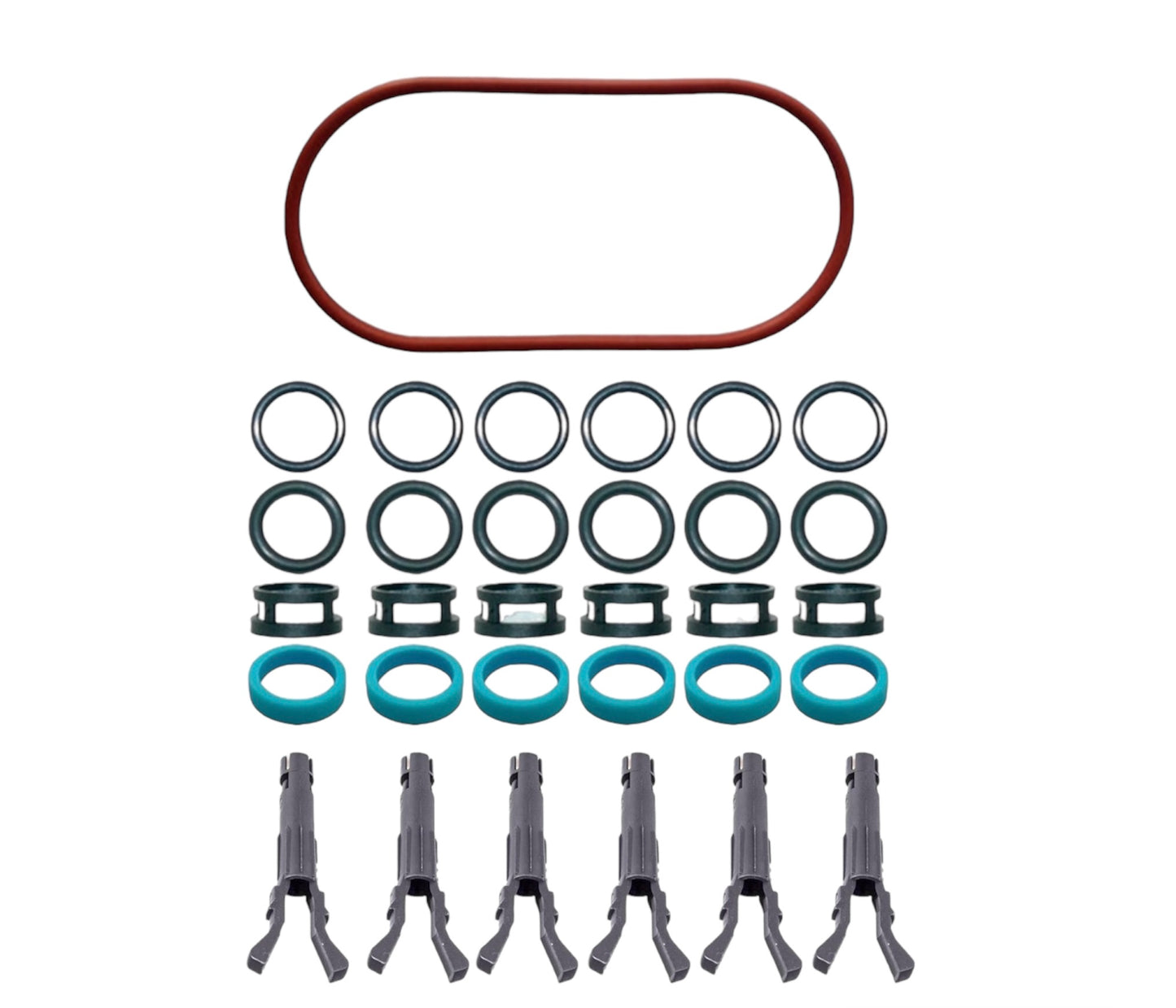 KV006 Kit Inyector Vortec Chevrolet Blazer, Grand Blazer, Silverado, Cheyenne  6Cil Pulpo Araña